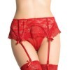 QUEEN LINGERIE - STRING JARRETIÈRE DENTELLE L/XL QUEEN LINGERIE
