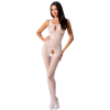 PASSION - MUJER BS078 BODYSTOCKING TALLA ÚNICA BLANCO PASSION MUJ