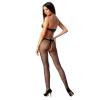PASSION - FEMME BS080 BODYSTOCKING NOIR TAILLE UNIQUE PASSION WOMAN