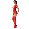 PASSION - MUJER BS082 BODYSTOCKING ROJO TALLA ÚNICA PASSION MUJER