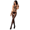 PASSION - MUJER BS084 BODYSTOCKING NEGRO TALLA ÚNICA PASSION MUJE
