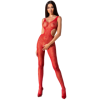 PASSION - MUJER BS085 BODYSTOCKING ROJO TALLA ÚNICA PASSION MUJER