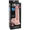 King Cock - Plus Balls Consolador 3D 20,3 CM - Pene Realista
