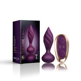 Rocks-Off - Stimulateur Anal Desire - Lilas – Télécommande