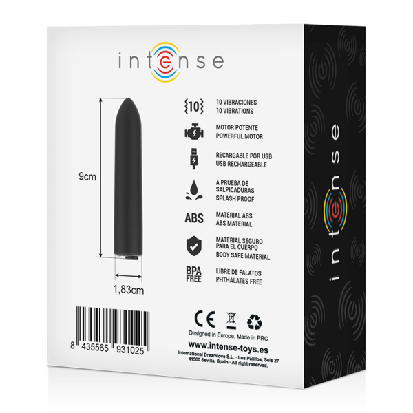 Intenso - Bala Vibratória 10 Padrões – Para clitóris