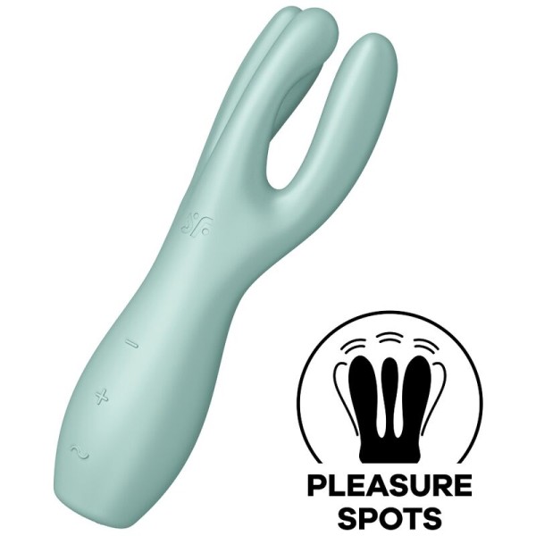 Satisfyer - Vibrador Threesome 3 Mint – Para clítoris