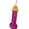 DIABLO PICANTE - VASO PENE PLÁSTICO FUCSIA DIABLO PICANTE