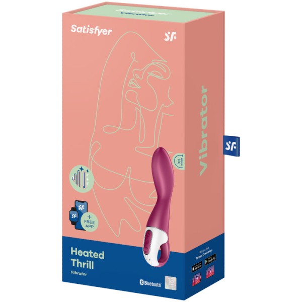 Satisfyer - Vibrador de punto G Thrill con calefacción
