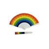 PRIDE - ABANICO DE MADERA BANDERA ARCO IRIS PRIDE - Accesorios
