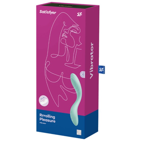 Satisfyer - Vibrador Spot G Rrrolling Pleasure Verde