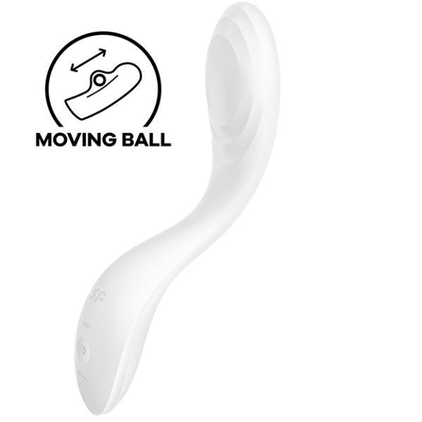 Satisfyer - Spot G Rrolling Vibrador Placer Blanco