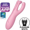 Satisfyer - Application Vibrateur Threesome 4 Rose