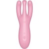 Aplicación Satisfyer - Threesome 4 Vibrador Rosa
