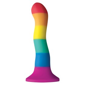 Pride - Consolador Bandera LGBT Ondulada 17 CM - Pene Realista