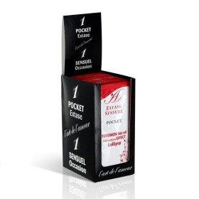 EXTASE SENSUAL - HUILE DE MASSAGE AUX PHÉROMONES EFFET CHALEUR SUCETTE 10 ML EXTASE SENSUAL