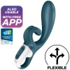 Satisfyer - Application Vibrateur HUG ME Rabbit Bleu