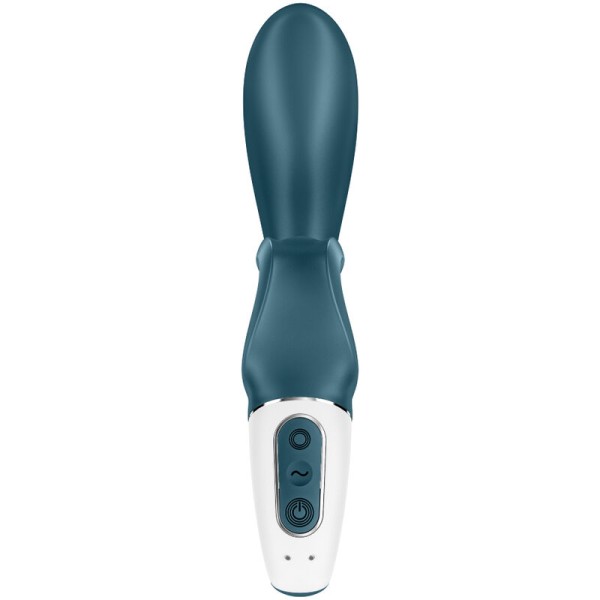 Satisfyer - Application Vibrateur HUG ME Rabbit Bleu