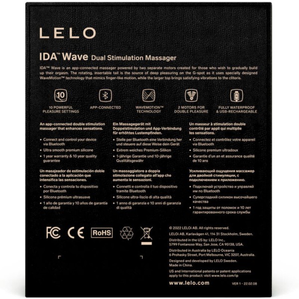 Lelo - Masseur Pour Couples Corail Lelo - IDA Wave