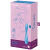 Satisfyer - G-Spot Flex 4+ Multi Vibrador Aplicação Azul