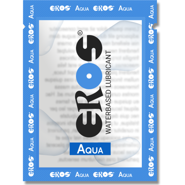 EROS AQUA - A BASE D'EAU 4 ML EROS AQUA & SILK - Une seule dose