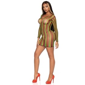 LEG AVENUE - RASTA MINI ROBE TAILLE UNIQUE LEG AVENUE DRESSES