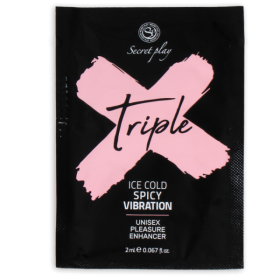 SECRETPLAY - COSMÉTICA MONODOSIS TRIPLE X INTENSIFICADOR DE PLACE