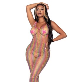 LEG AVENUE - RAINBOW NET BODYSTOCKING TAILLE UNIQUE LEG AVENUE BODYSTOCKINGS