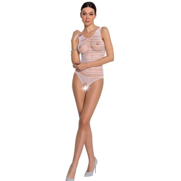 PASSION - MUJER BS086 BODYSTOCKING BLANCO TALLA ÚNICA PASSION MUJ
