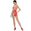 PASSION - MUJER BS087 BODYSTOCKING ROJO TALLA ÚNICA PASSION MUJER