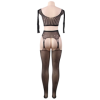 QUEEN LINGERIE - BODYSTOCKING HAUT MANCHES LONGUES S/L QUEEN LINGERIE