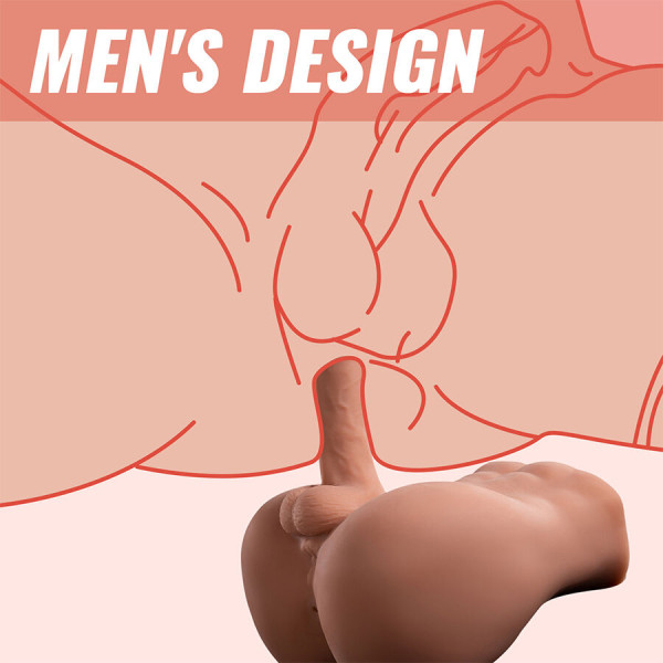 Dildo réaliste XISE - 18 cm avec poussée | Livraison discrète, pas cher