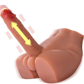 Gode Réaliste XISE - 17,5 CM avec Poussée | Livraison Discrète