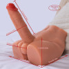Gode Réaliste XISE - 17,5 CM avec Poussée | Livraison Discrète