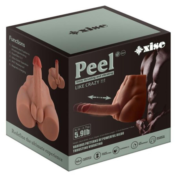 Gode Réaliste XISE - 17,5 CM avec Poussée | Livraison Discrète