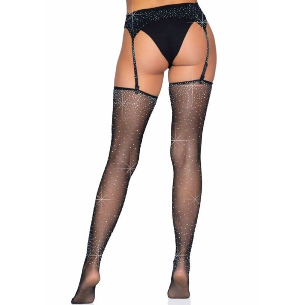 LEG AVENUE - ENSEMBLE PORTE-JARRETELLES ET BAS TAILLE UNIQUE LEG AVENUE SETS