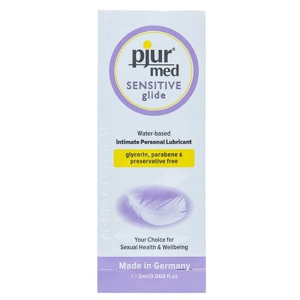 PJUR - MED LUBRIFIANT BASE EAU SENSITIVE GLIDE 2 ML PJUR