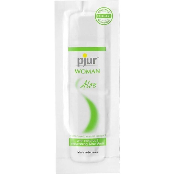 PJUR - FEMME LUBRIFIANT BASE EAU ALOÈS 2 ML PJUR - Une seule dose
