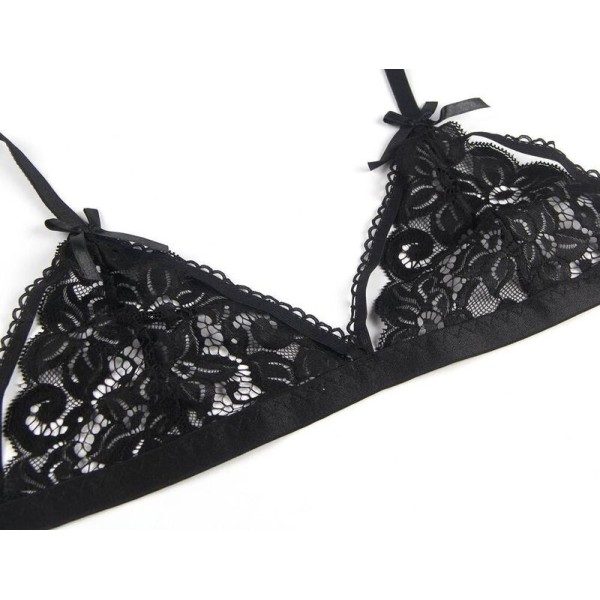 SUBBLIME - SET ENSEMBLE TROIS PIÈCES SOUTIEN-GORGE + PORTE-JARRETELLE + STRING L/XL SUBBLIME SETS