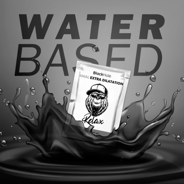 BLACK HOLE - GEL A BASE D''EAU DILATION ANAL 6 ML BLACK HOLE