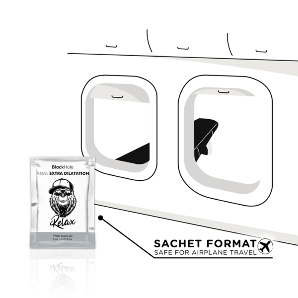 BLACK HOLE - GEL A BASE D''EAU DILATION ANAL 6 ML BLACK HOLE