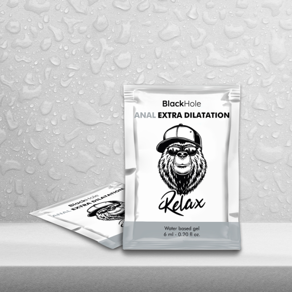 BLACK HOLE - GEL A BASE D''EAU DILATION ANAL 6 ML BLACK HOLE