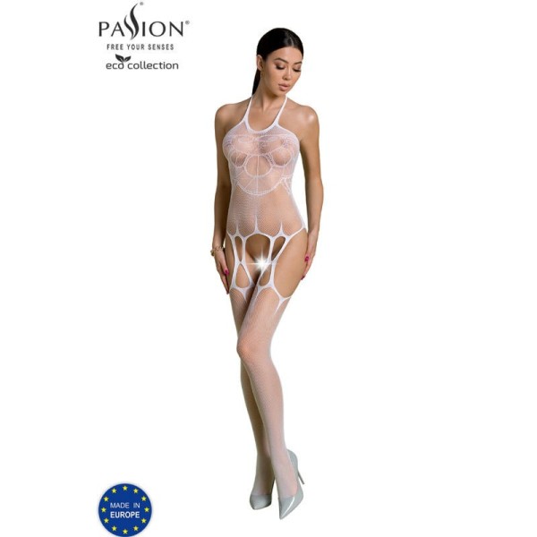 PASSION - BODYSTOCKING ECO COLLECTION ECO BS002 BLANC PASSION WOMAN BODYSTOCKINGS