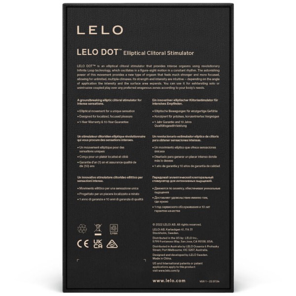 Lelo - Estimulador de Clítoris DOT - Lila – Masajistas