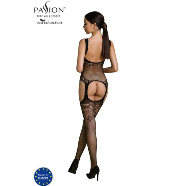 PASSION - BODYSTOCKING ECO COLECCIÓN ECO BS008 NEGRO BODYSTOCKING