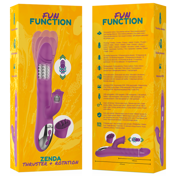 Función DIVERTIDA - Propulsor Y Rotación Zenda - Rotadores vibrat