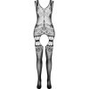 PASSION - BODYSTOCKING ECO COLLECTION ECO BS009 NOIR PASSION WOMAN BODYSTOCKINGS