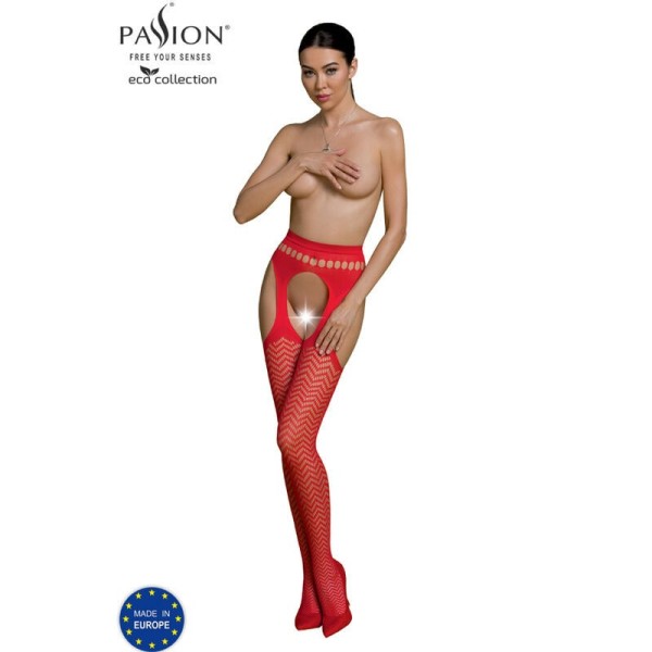 PASSION - BODYSTOCKING COLECCIÓN ECO ECO S002 ROJO PASSION MUJER 