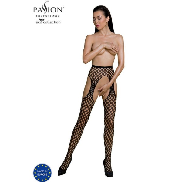 PASSION - BODYSTOCKING ECO COLECCIÓN ECO S003 NEGRO PASSION MUJER