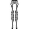 PASSION - BODYSTOCKING ECO COLLECTION ECO S003 BLANC PASSION WOMAN GARTER & STOCK