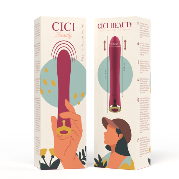 Cici Beauty - Bala de empuje de silicona premium